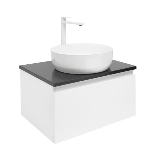 Koupelnová skříňka s krycí deskou SAT B-WAY 59x30x45 cm bílá lesk BWAY60WTKUB BWAY60WTKUB