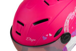 Etape dětská lyžařská přilba RIDER PRO LIGHT, růžová mat (technologie In-mold, velikost S (53-55 cm))