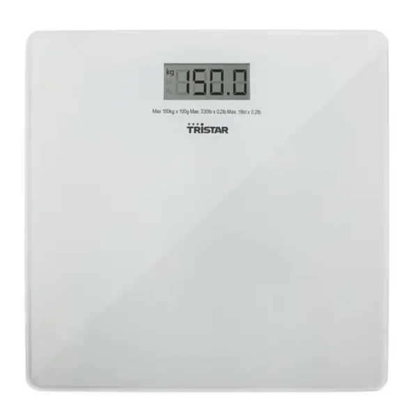 Tristar WG-2419 bílá / digitální osobní váha / max 150 kg / přesnost 100 g (WG-2419)