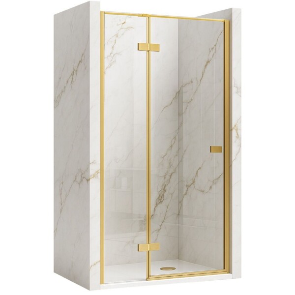 REA/S - Sprchové dveře Atlas 120 Brush Gold vlevo KPL-K4676