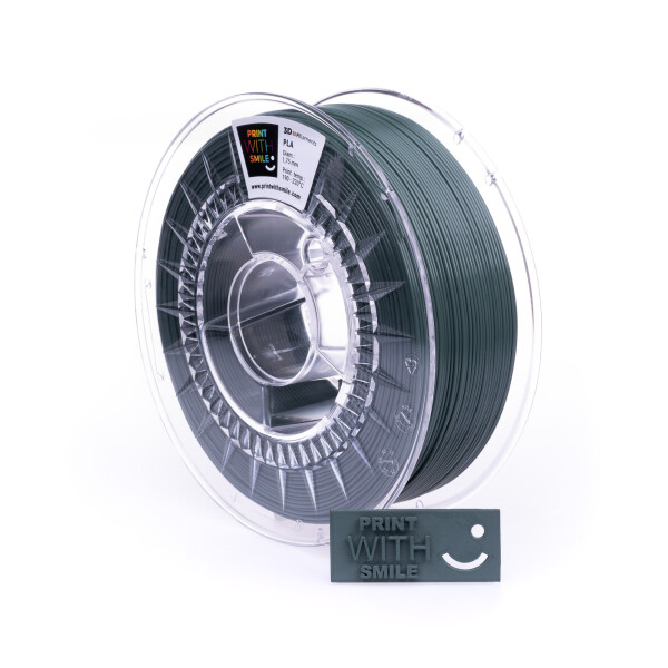 PLA filament Dark GREEN 1,75 mm Print With Smile 0,5 kg