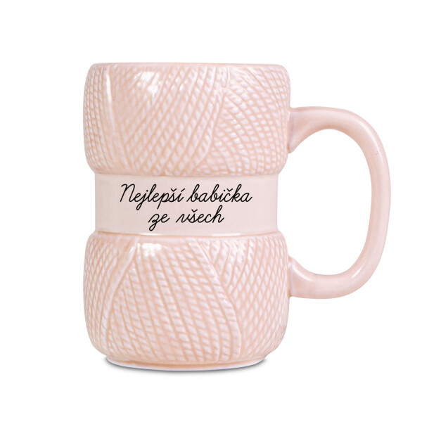 Pletený hrnek - Babička - Albi