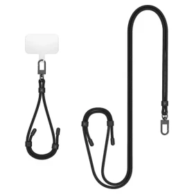 Spigen Crossbody Strap + Wrist Strap + ConTag popruh šedá (AFA06259)