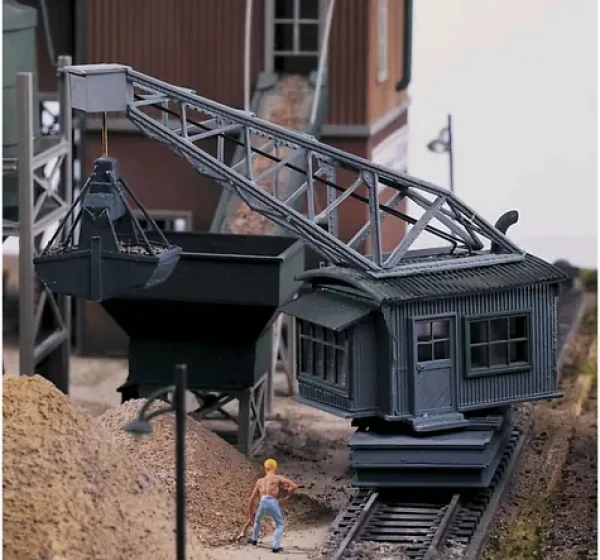 Piko 61126 Authentic Edition - Kolejový jeřáb pískovny E. Blum