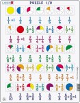 Puzzle MAXI Počítání zlomky/35 dílků