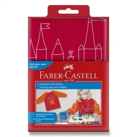 FABER-CASTELL Zástěrka na malování červená (201204)