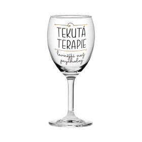 Vinná sklenice - Tekutá terapie - Albi