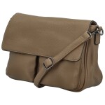 Trendy dámská koženková crossbody kabelka Rosica, khaki