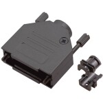 TRU COMPONENTS TC-2523000 D-SUB pouzdro adaptéru Pólů: 9, 9 plast, pokovený 180 ° stříbrná 100 ks