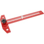 FORTUM 4784110 Úhelník T-multifunkční, 350×190mm, hliníkový