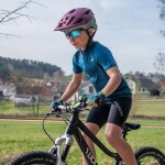 Progress Vento shorts dětské černé cyklistické kraťasy
