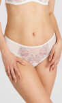 Dámské kalhotky brazilky Gorsenia K 845 Love Game S-2XL Krémový S