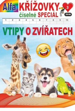 Křížovky číselné speciál 3/2023 - Vtipy o zvířatech