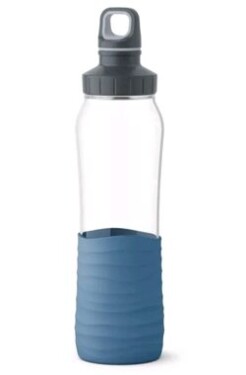 Emsa Drink2Go Skleněná láhev 0.7 l modrá (N3100200)