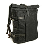 Textilní vintage batoh/ tailbag Atlanta 20L, retro black