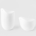 Räder Porcelánová slánka a pepřenka Early Bird, bílá barva, porcelán