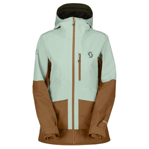 SCOTT Jacket W'S Vertic Gtx 2L, Fresh Green/Bread Brown (vzorek) velikost: M