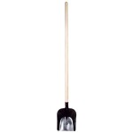Lopata standard, s násadou, černá