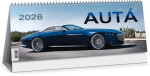 Autá 2026 - stolový kalendár