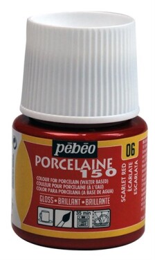 Pébéo Barva na porcelán a sklo Porcelaine 150 45 ml - červená rumělka 06
