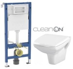 GEBERIT DuofixBasic bez tlačítka + WC CERSANIT CLEANON CARINA + SEDÁTKO 458.103.00.2 X CA1
