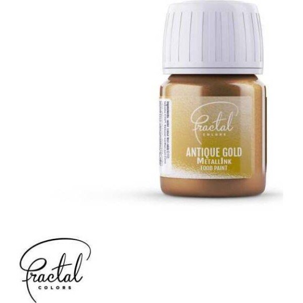 Fractal Tekutá metalická barva Fractal Antique Gold (30 ml)