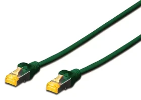 Digitus CAT 6A S/FTP zelený / Patch kabel / AWG 26/7 / 2 m / LSZH plášť (DK-1644-A-020/G)