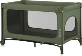 LIONELO Postýlka cestovní Jasmin Green Olive / od 0 do 36 měsíců (LO-JASMIN EASY FOLD GREEN OLIV)