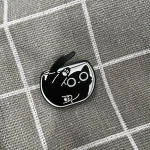 Pinarna.cz Černá kočička v kulatém akváriu