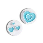 Dortisimo Plastové vypichovače Srdíčka (2 ks)