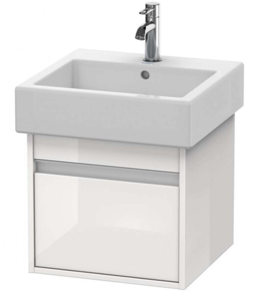 DURAVIT - Ketho Umyvadlová skříňka 41x45x44 cm, 1 zásuvka, lesklá bílá KT668502222