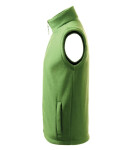 Next fleece vesta unisex trávově zelená 3XL
