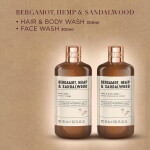 Baylis & Harding Duo kosmetiky pro muže Bergamot/Hemp/Sandalwood, hnědá barva