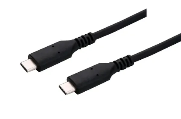 C-TECH USB-C kabel 1 m černá / USB-C (M) - USB-C (M) (8954125015512)