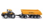 Siku 1858 Traktor FASTRAC JCB 8250 a návěs kontejnerový HALF TRAXX 1:87