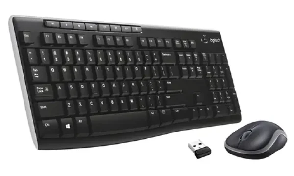 Logitech Wireless Desktop MK270 / Bezdrátová sada klávesnice a myši / CH verze (920-004534)