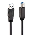 Lindy USB 3.2 Gen 1 Active Cable černá / Kabel USB / USB-A - USB-B / 10 m / 5 Gbit/s (43098)