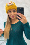 Dámská čepice Ofelia K349 mustard UNI
