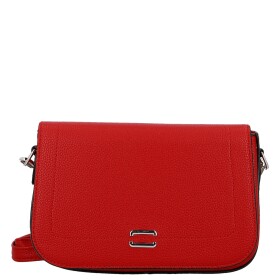 Stylová dámská koženková crossbody kabelka Gizela, červená