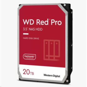 WD RED Pro NAS WD202KFGX 20TB, SATA III 3.5", 512MB 7200RPM, 285MB/s, CMR EDF_8100605