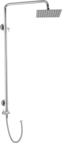 JB Sanitary Sprchová sestava pro dolní vývod, sprcha 25x25cm SS 50 21