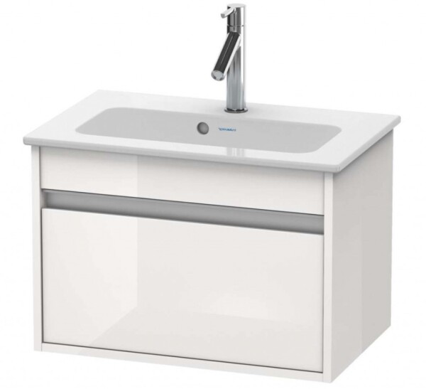 DURAVIT - Ketho Umyvadlová skříňka Compact 41x60x39 cm, 1 zásuvka, lesklá bílá KT642202222