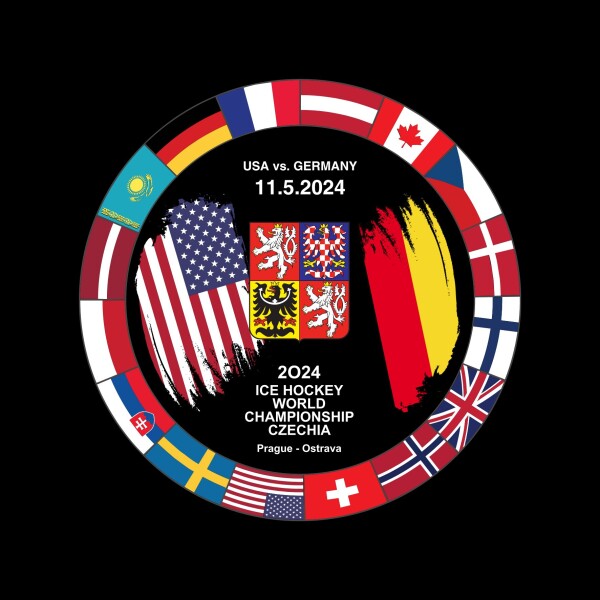 Puk Ice Hockey World Championship Czechia MS 2024 Dueling 11.5.2024 USA vs. Germany