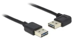 Delock Easy-USB A-A 90° černá / USB kabel / 5 m / USB 2.0 (83467)