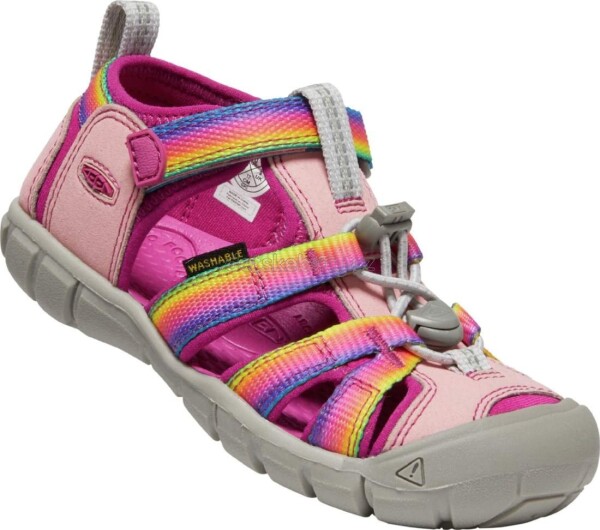 Dětské sandály Keen Seacamp II CNX YOUTH rainbow/festival fuchsia Velikost: