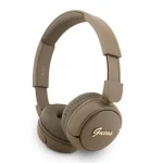 Guess Script Metal Logo Bezdrátová Sluchátka Brown (57983125115)