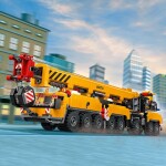 LEGO® City 60409 Žlutý pojízdný stavební jeřáb