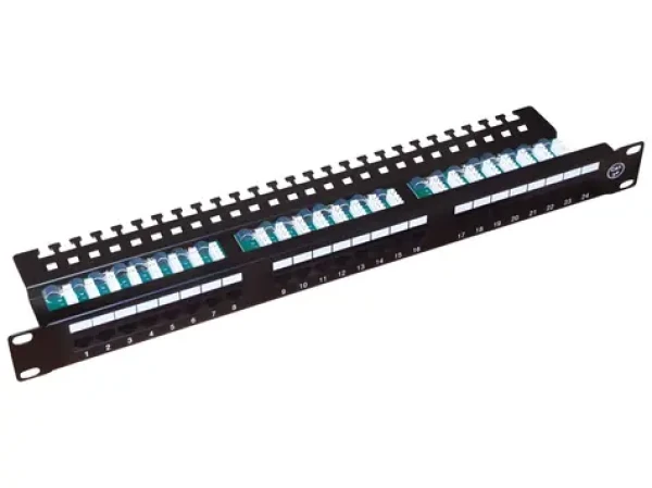 Alantec PK013 černá / Patch panel / 24 portů / Cat5e / U/UTP / 1U (PK013)
