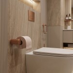 REA - Držák na toaletní papír 64105 SOLO Brush Copper REA-84207