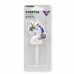 Dortisimo Svíčka s jednoržcem číslo 2